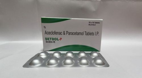 Aceclofenac 100mg and Paracetamol 325mg Tablets