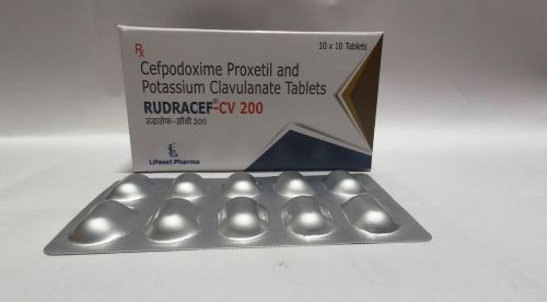 Cefpodoxime 200mg and Clavulanate 125mg Tablets
