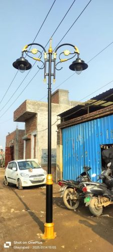Dual Arm Decorative Pole Light