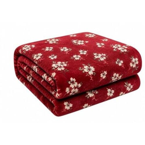 Gulliver Red Bed Printed Flannel AC Blanket