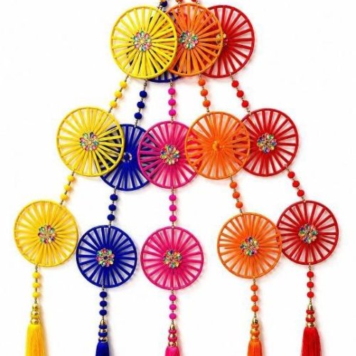 Multicolor Chakrie Wall Decorative Hanging