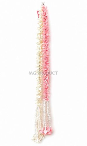 Pink White Artificial Flower Garland