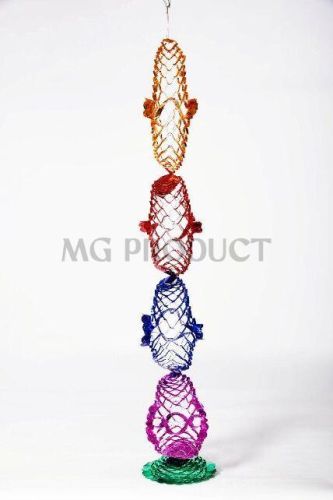 Shiny Tinsel Flower Garland
