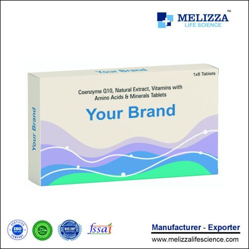 Coenzyme Q10 Cellular Energy Natural Vitality Complex Tablet