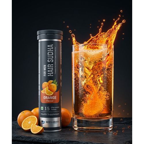 Hair Sudha Men Orange Effervescent Tablets