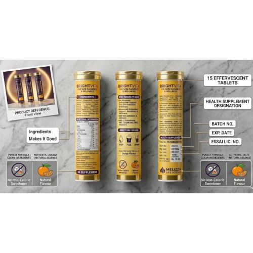 Hair Sudha Women Orange Effervescent Tablets