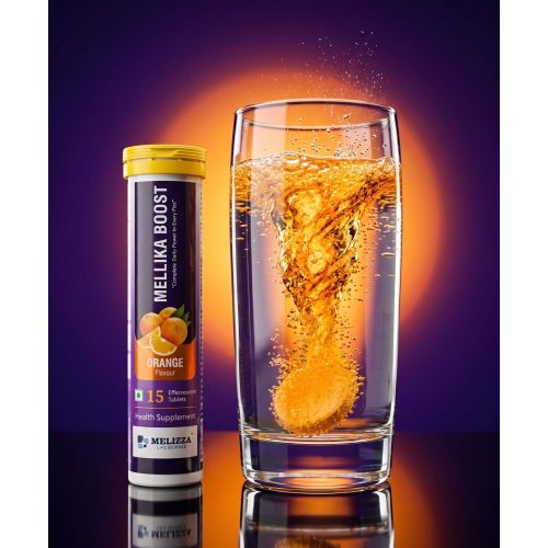 Mellika Boost Orange Effervescent Tablets
