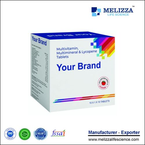 Multivitamin Multimineral Lycopene Antioxidant Complex Tablets