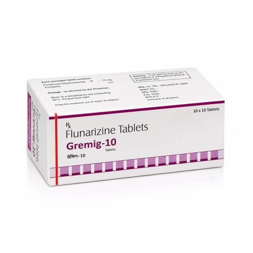 Gremig-10 Flunarizine Tablets