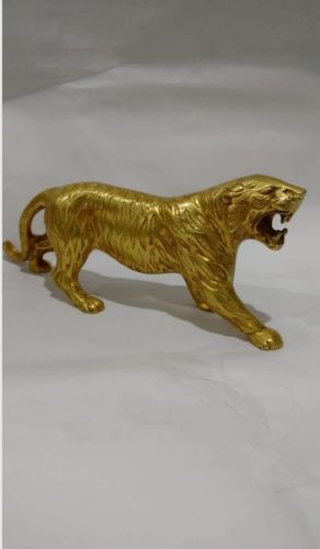 Brass Tiger Statue for Home Decor