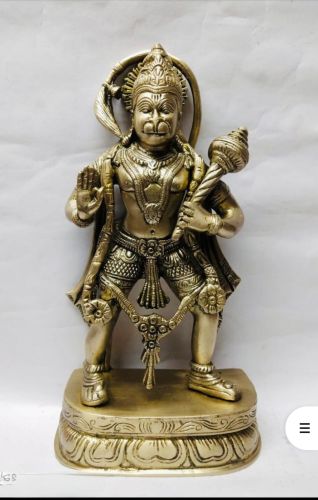 Handcrafted Brass Hanuman Statue