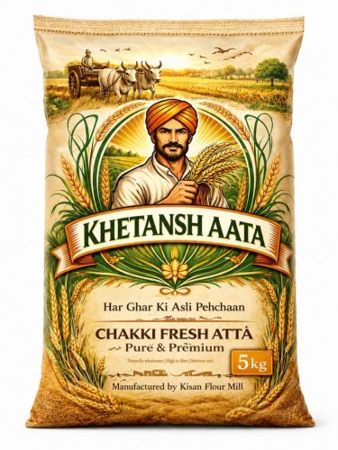 5 Kg Whole Wheat Chakki Fresh Atta