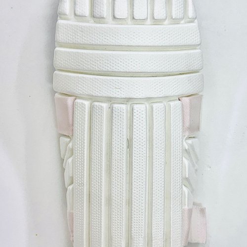 White Cricket Batting Leg Guard