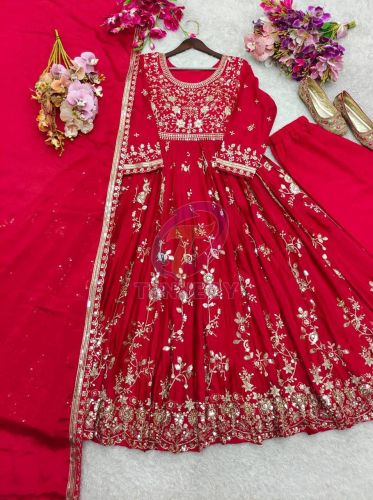 Bollywood Style Georgette Gown Set