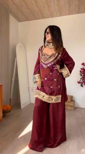 Fendy Silk Mirror Work Set
