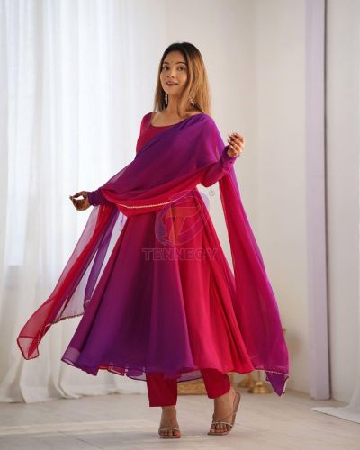 Fox Georgette Anarkali Set
