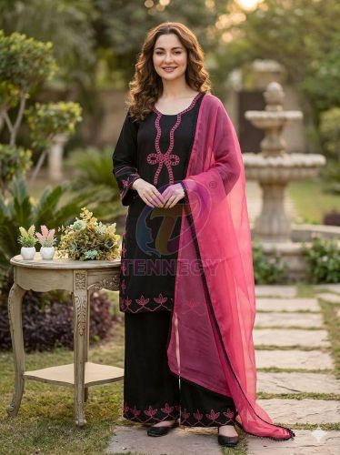 Georgette Dupatta Designer Suit Set