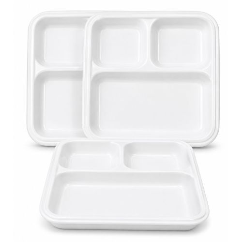 3 Compartment Bagasse Disposable Tray