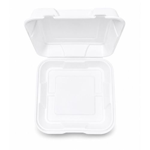 9x9 Inch Disposable Clamshell Container