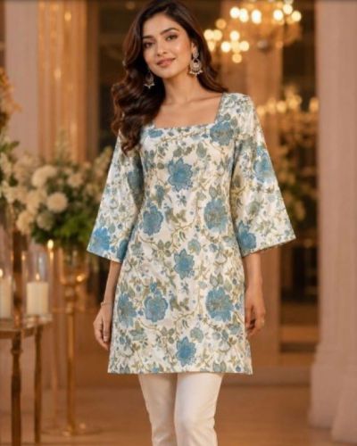 Vintage Floral Garden Kurti