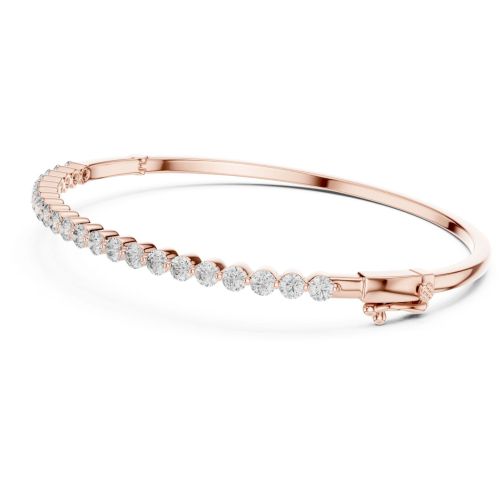 Graceful Diamond Half Tennis Bangle
