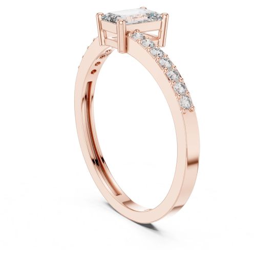 Princess Solitaire Diamond Engagement Ring