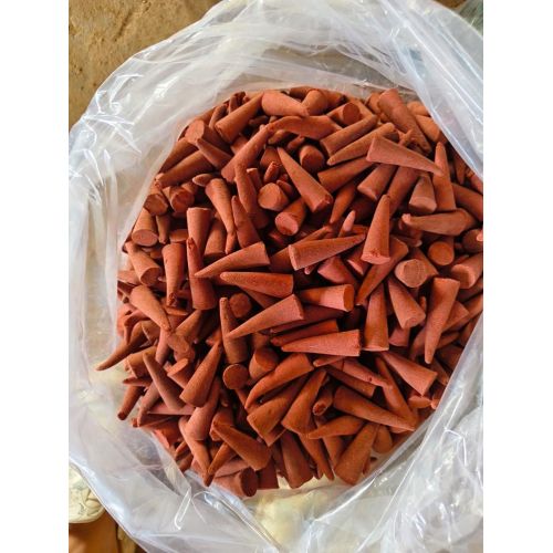 Cow Dung Red Sambrani Dhoop Cone