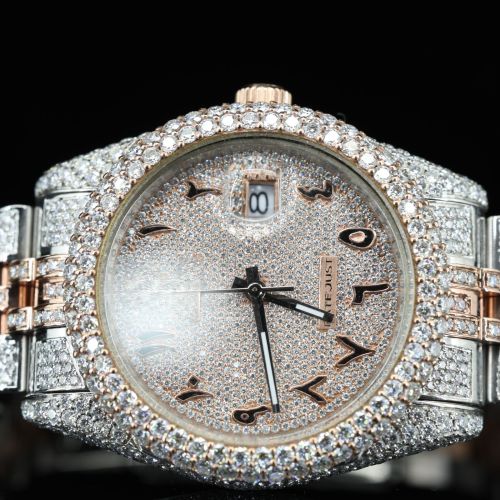 Handcrafted Diamond Automatic Watch