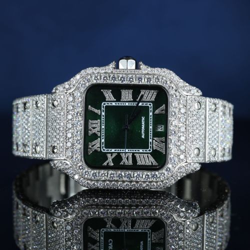 Luxury Full Diamond Automatic Watch