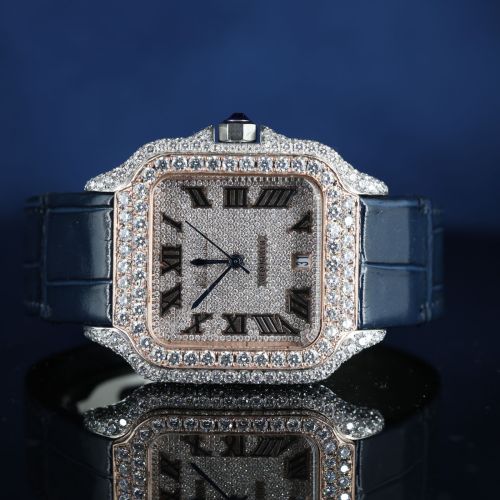 Mens Diamond Automatic Watch