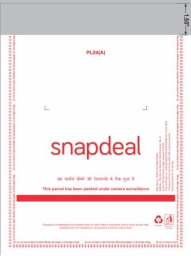 10X12 Snapdeal Transperent Tamper Proof Courier Bag