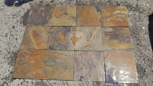 Rustic Multicolor Slate Flooring Tiles