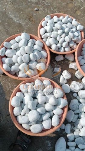 White Marble River Pebbles Stone