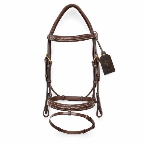Aurex Flashline Leather Horse Bridle