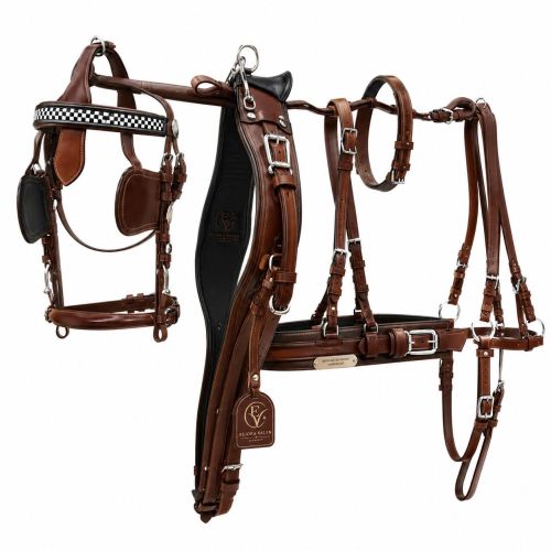 Heritage Sovereign Brown Leather Horse Harness Set