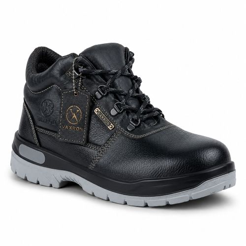Ironguard H6 Ankle Support Black Leather Safety Shoes