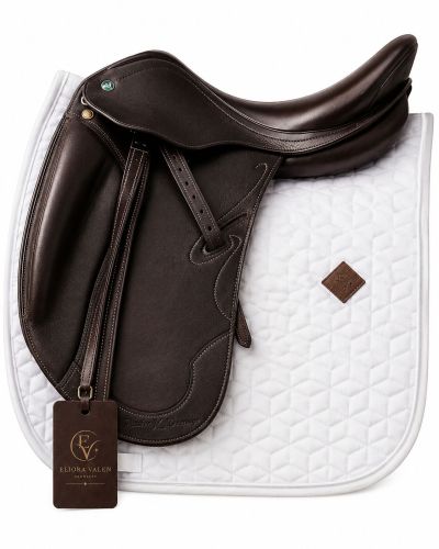 Ivory Prism Dressage Quilted Saddle Cloth