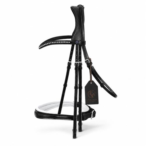 Noctis Jewel Black Double Leather Horse Bridle