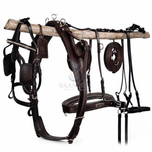American Style Rage Brown Leather Horse Harness