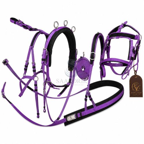 Amethyst Glide Nylon Horse Harness Set