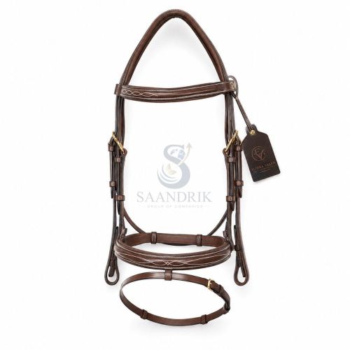 Aurex Flashline Leather Horse Bridle
