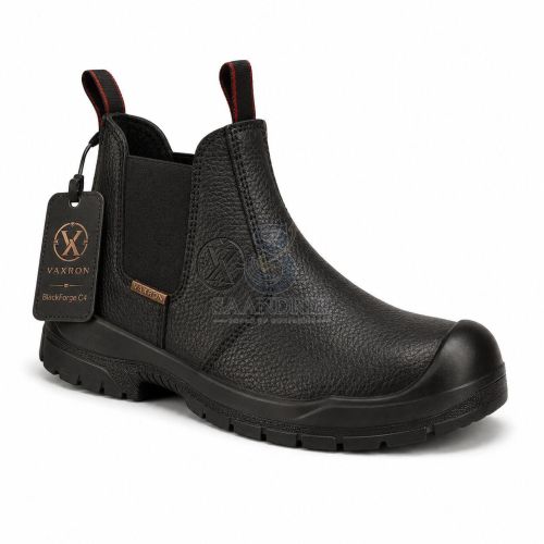 Black Forge C4 Leather Black Safety Shoes