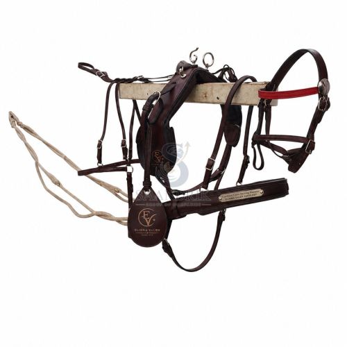 Cardinal Crest Brown Leather Horse Driving Harness