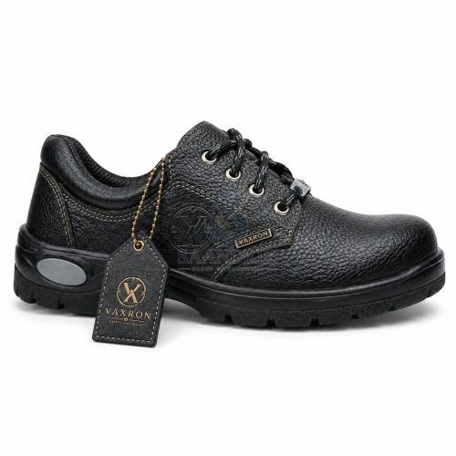 Grip Core L4 Leather Black Low Ankle Safety Shoes