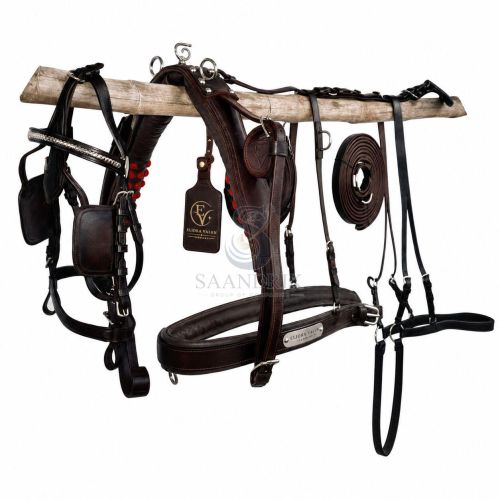 Heritage Crest Marathon Premium Two Tone Leather Horse Harness