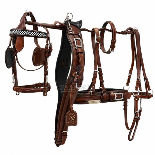 Heritage Sovereign Brown Leather Horse Harness Set