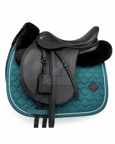 Lagoon Luxe Sheepskin Half Quilted Saddle Pad