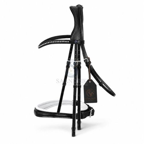Noctis Jewel Black Double Leather Horse Bridle
