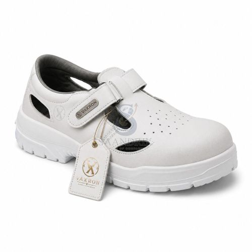 Pureguard S3 White Vented Leather Safety Shoes