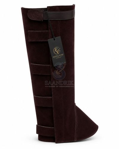 Stratalux Brown Suede Half Riding Chap